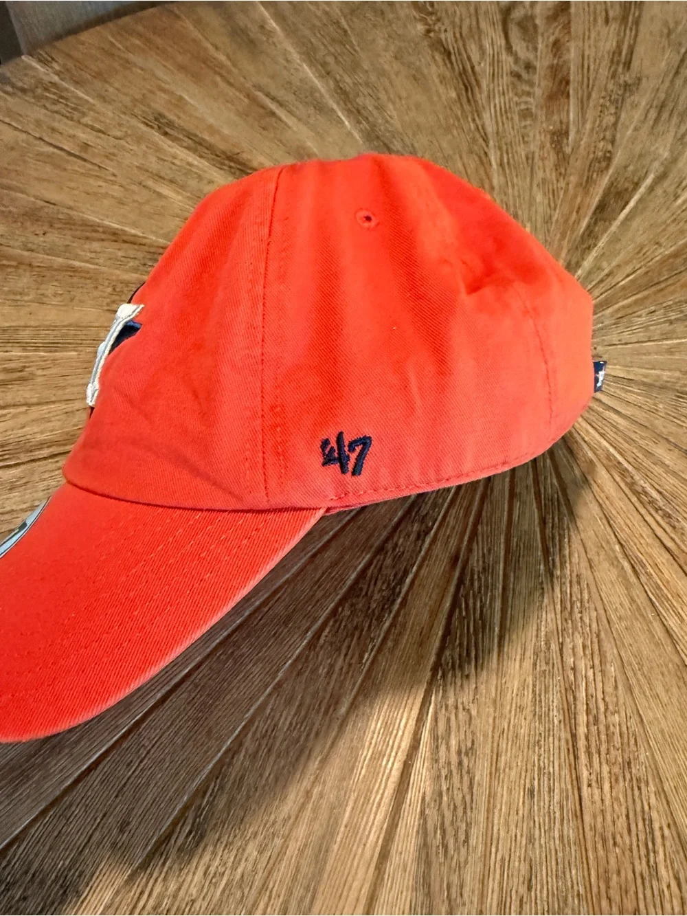 47 Brand Houston Astros Clean Up Hat Orange Adjustable MLB Baseball Cap NWT